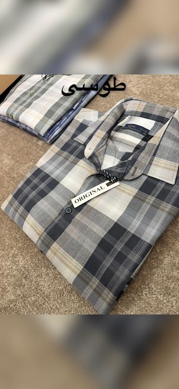 پیراهن چهارخانه آستین بلند ۲۶۵۶